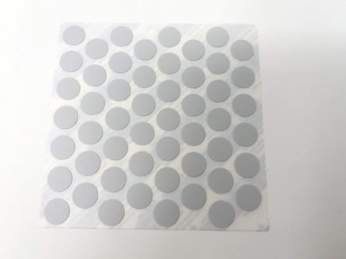 Self Adhesive Screw Cap Cover,14mm Light Grey, Pack of 52, Cover a Hole or to Cover Those Unsightly Screws