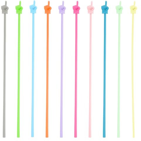 PATIKIL Puntero para Profesores, 20 Pcs Puntero de Mano para Profesor de Aula, Pizarra Blanca, Guía de Presentación, Entrenador, 10 Colores Estilo 2