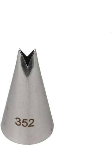 #352 Rose Leaves Cupcake Decorating Tips Pastry Nozzles Fondant Decorations Leaf Tips Bakeware Stainless Steel Piping Nozzles