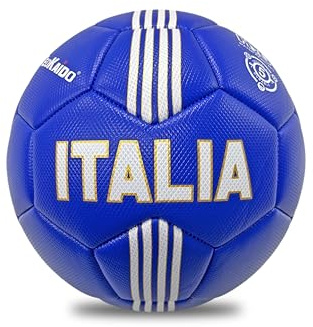 Teorema Giocattoli, Fotbollsboll storlek 5, fotboll för barn och vuxna, design Italien, perfekt för träning och amatörspel, PVC-boll 21 cm diameter