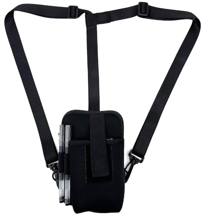 KOSTOO Barcode-Scanner-Brustgeschirr-Holster, mobiler Computer, Barcode-Scanner-Halter, Tragetasche für Symbol, Zebra, USPS, Post-Scanner