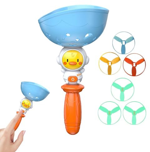 Juguetes de Lanzador de Disco al Aire Libre - Flying Toys Platillo Disco Juguete | Juguete de Caza para Actividades al Aire Libre en el Patio, Juguetes voladores, Lanzador de Disco