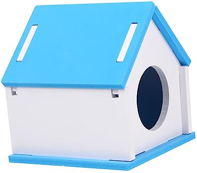 TOYANDONA Hamsterhaus Aus Holz DIY Hamsterhütte Kleine Haustier Schlafnest Versteck Für Hamster Meerschweinchen