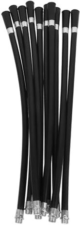 Veemoon 10pcs Fire Extinguisher Hose Nozzle Spray Tube Extinguisher Part Extinguisher Supply Extinguisher Accessory Plastic Black