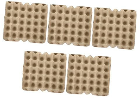UKCOCO Egg Flats 30 Pezzi in Cartone Riciclabile Protezione Antiurto per Uova, per Frigorifero e Uso Quotidiano