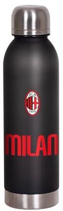 Seven Borraccia AC MILAN in Tritan per ragazzi, 750 ml, Finitura soft touch, Bambino, Ragazzo, Calcio, Prodotto ufficiale, Idea regalo