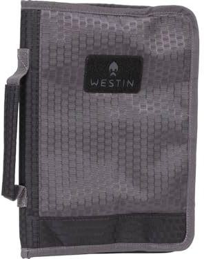 Westin W4 Rig Wallet Medium Titanium Black - Angeltasche, Kunstködertasche, Wallet, Tasche für Kunstköder, Köderbox