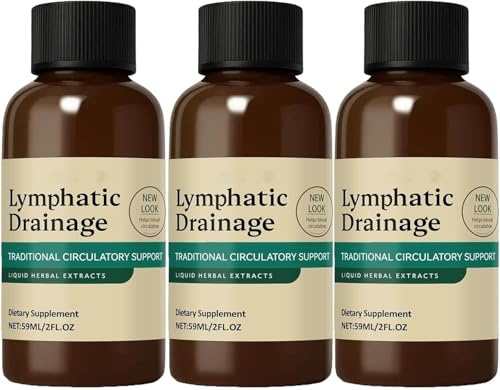 Gouttes pour le drainage lymphatique, huile de massage pour les jambes, huile corporelle hydratante, soin du corps, décongestionne naturellement le visage et le corps, pour femmes et hommes