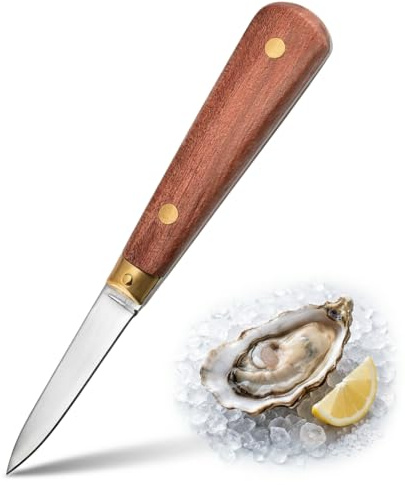 Oyster Knife, Oyster Opener Tool Kit for Fresh and Cooked Oysters, Home Use | Sturdy Shucking Utensil with a Comfortable Handle for Seafood Preparation, Serving and Everyday Kitchen Tasks