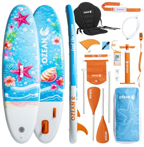 Tabla Paddle Surf Hinchable 305cm Premium 2 en 1 Kit Kayak Ozean