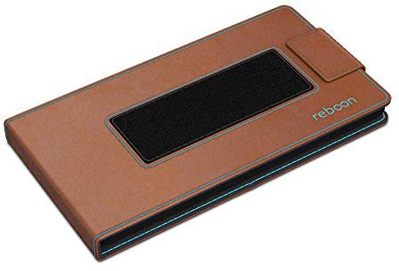 reboon Hülle für VKworld VK700 Phablet Tasche Cover Case Bumper | Braun Leder | Testsieger