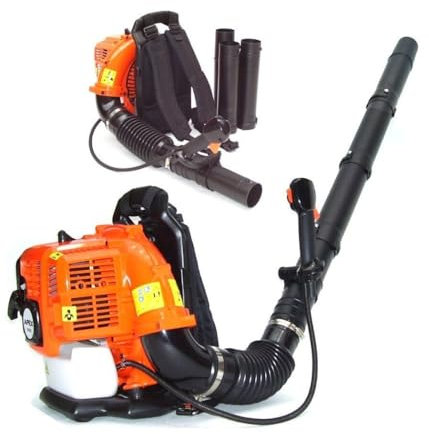 OISE ART STORE Trade Shop - Soffiatore A Zaino con Motore A A Scoppio da 42,7cc - 2 Tempi Foglie Giardino