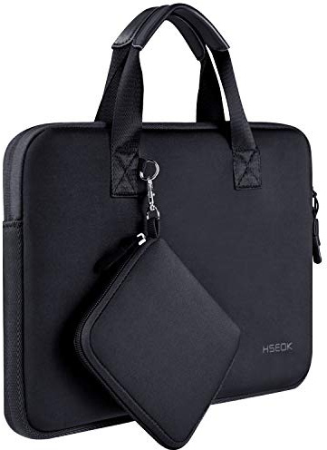 HSEOK 13 13,3 13,5 Maletín Impermeable de Neopreno Elástico con Bolsillo para Accesorios, Compatible con MacBook Air/Pro 13, XPS 14 13, Surface Laptop 13,5 Funda Protectora Bolso,B02K01