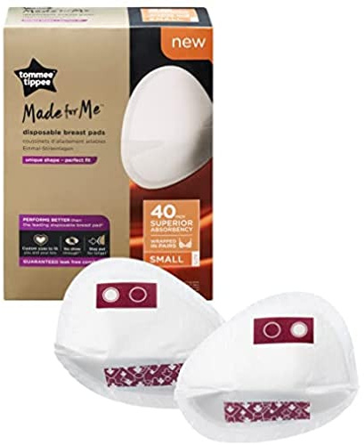 Tommee Tippee Made for Me Stilleinlagen, konturiert, weich, besonders saugfähig und auslaufsicher, Groß, 40 Stück