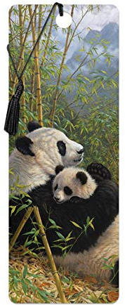 3D LiveLife Bokmärke – en ny dynasti från Deluxebase. Ett panda-bokmärke med linsformig 3D-konstverk licensierad från den berömda konstnären Beth Hoselton