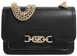 Michael Kors Damen Heather Schultertasche, Black, 23 x 16 x 8 cm