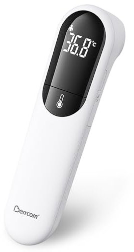 Berrcom Dual Probe No Touch Forehead Thermometer Fever Alarm All Ages