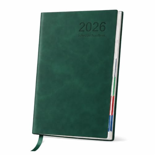 Top Sale Jahresplaner 2023, A4/A5, Tagesseite/Wochenansicht, mit Hardcover, A5, Grün