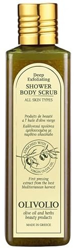 Olivolio Tiefenreinigung Exfoliating Körper Peeling & Body Scrub mit 100% Bio-Olivenöl - ohne Mineralöl - 250 ml