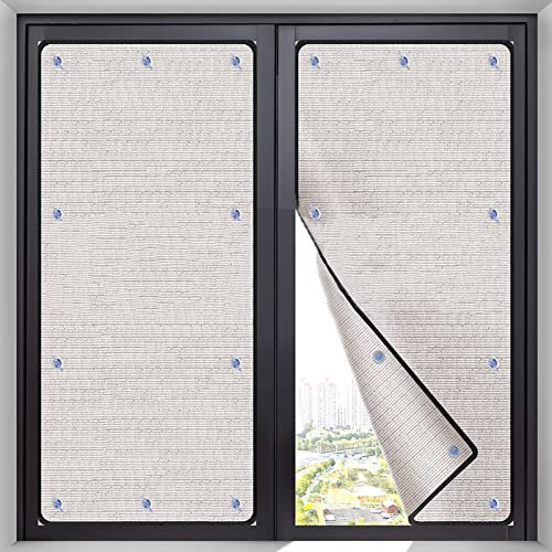kefu01 UV-Schutz Fensterfolie,Aluminiumfolie Isolierfolie,Wärmeisolierung Sonnenschutzfolie,Verdunkelnde Dämmfolie,Sichtschutzfolie,8mm,für Wintergarten,Oberlicht,Balkon,Küche (110x250cm/43''x98'')