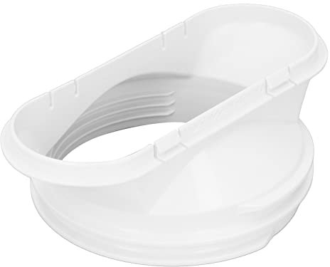 5.9/5 Air Conditioner Window Adapter, Portable Air Conditioner Exhaust Hose Coupler, Flat Mouth Exhaust Hose Connection Pipe Connector for Portable Air Conditioner Pipe Accessories