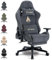 Symino Gaming Chair, Computer Chair with Footrest, Headrest and Lumbar Support, Ergonomic PC Chair, Height Adjustable Rotating Task Chairs, Gray