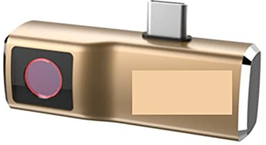 Termocamera professionale, Termocamera for telefono cellulare PCB Ispezione industriale Rilevamento perdite di calore Telecamera a infrarossi Strumenti per la risoluzione dei problemi(1golden)