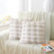 Hnayet Pack of 2 Faux Fur White Cushion Covers 45x45 CM Livingroom Decorative Sofa Couch Throw Pillow Covers 18x18 Inch Soft Fluffy Plush Pillowcase Bedroom