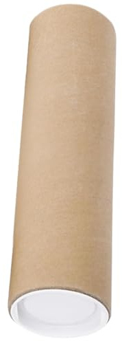 Mailingrohre mit Kunststoff -Endkappen, 16 x 2 Zoll Versandröhre, robuster und schützender Posterhalter, Kraftpapier -Ersatzpappe Pappe für Kraftpapier