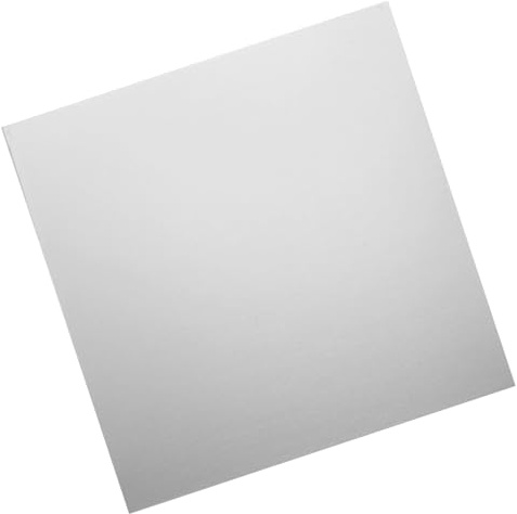 QUARKZMAN Lámina de Acero Inoxidable 304 300 x 300 mm (1mm) de Espesor