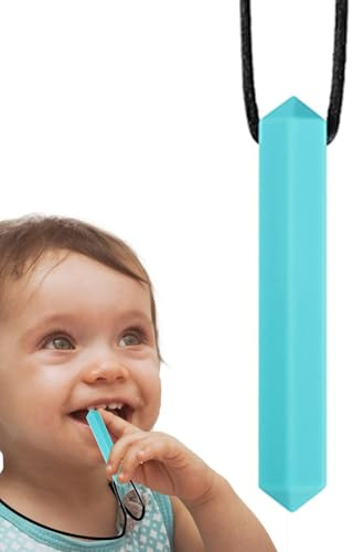 Ringite per morso di silicone - con pietre preziose, rimorchi da masticazione sensoriale, materiale morbido, grave, durevole, sicuro per i bambini | Ideale per i denti, avvincenti, giocando, calmanti,