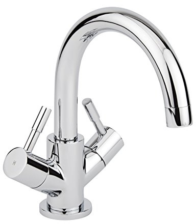 Milano Mirage Mono Bathroom Basin Mixer Tap Swivel Spout - Chrome