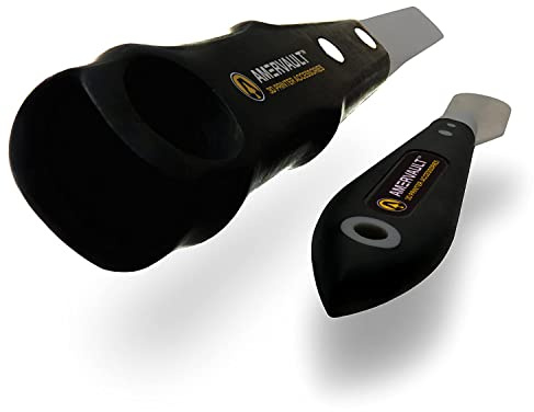 Premium 3D Druckentferner Werkzeugset - langlebige 3D-Drucker Werkzeuge mit stabilem Komfortgriff, scharfe und gehärtete Klingen für einfaches Trennen von Drucken