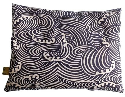 Miniblings Kräuterkissen Schlafkissen Erkältung Kräuter 23x17cm Welle Wave Japan japanisch Kimonostoff