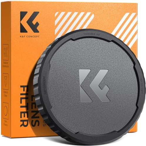 K&F Concept Objektivdeckel für K&F Concept Variabler ND Filter Graufilter,77mm Filterkappen zur Aufbewahrung