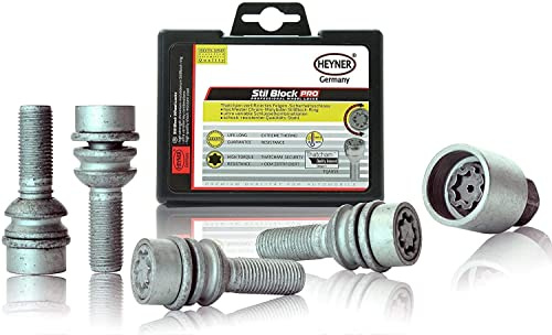 Heyner Germany Stil Block PRO Locking Wheel Bolts Fits VW Crafter 2017-onwards M14x1.5 Set 4 Locks Thatcham Quality Assured Bolts 299/5