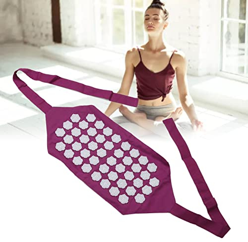 Acupressure Mat Acupressure Belt Relaxation Stress Relief Cotton Fabric Abs Flower Shaped Acupressure Massage Mat, Back Pain Relief, Better, Convenient for Home and Office