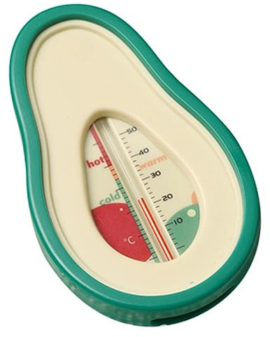 Badewannenthermometer Cartoon Avocado Wassertemperaturmesser Anzeige Kindersicheres Material Leicht Ablesbar