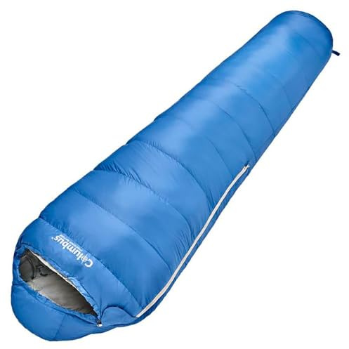 Columbus Pamir 200 - Sacco a pelo in piuma blu Columbus