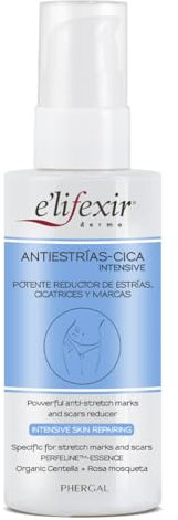 Elifexir | Olio Antismagliature CICA Intensive | Riduce e Ripara Smagliature e Cicatrici | Pelle più Morbida ed Elastica | Con Centella Asiatica e 8 Oli Naturali | 100 ml