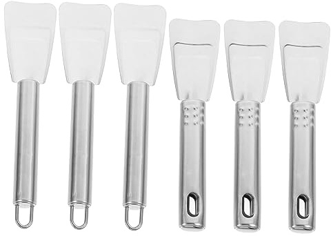 VICASKY 6pezzi Paletta Ghiaccio per Congelatore Raschietto Freezer in Acciaio Inox Pala Sbrinamento Frigorifero Utensile Rimozione Ghiaccio Paletta per Pulizia Freezer