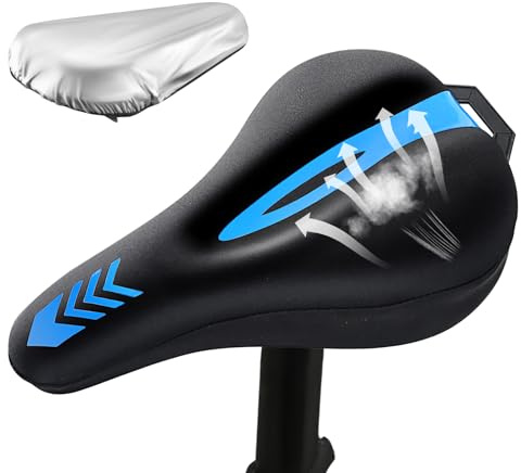 Besreey Coprisella per Bicicletta,Copertura Sella Bicicletta con Protezione Pioggia - Sostitutivo in Silicone Traspirante - per Uomini Donne Bambini Bici da Corsa Cruiser Ciclismo