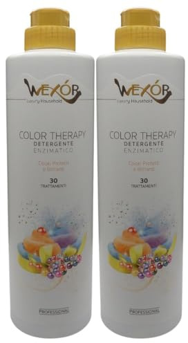 2X Color Therapy, Detergente Enzimatico, Colori Protetti e Brillanti, Funziona a Freddo, Mano e Lavatrice, 750ml