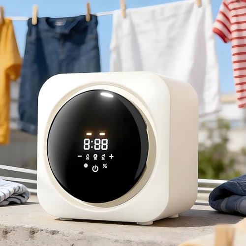 TozMvi Lavadora Pequeña Completamente Automática De 3,5 L, Lavadora De Ropa Interior, Lavadora De Pared, Lavadora Y Secadora Compactas, Secadora Portátil Wallhanging