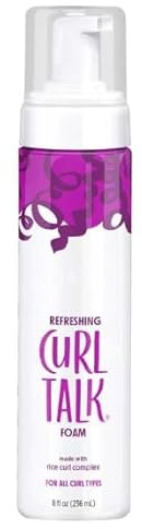 Your Not Mother Curl Foam – 8 oz Fragrance-Free Lightweight Styling Foam for Curly & Wavy Hair – Defines Curls, Reduces Frizz, Adds Volume – Alcohol-Free, No Crunch, Silicone-Free Styling Mousse