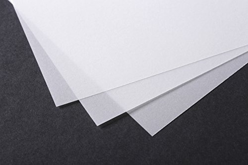 Clairefontaine 975102C Ries Transparentpapier (DIN A2, 42 x 59,4 cm, 10 Blatt, 110 g, ideal für technische Zeichnen) transparent