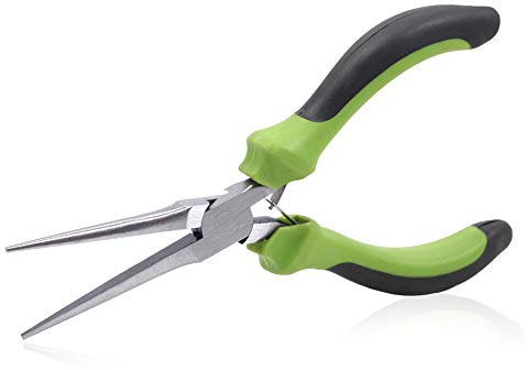 SPEEDWOX 6 Inches Mini Needle Nose Pliers for Jewelry Making Smooth Jaws Extra Long Fine Pliers Professional Tool Beading Hobby Craft DIY