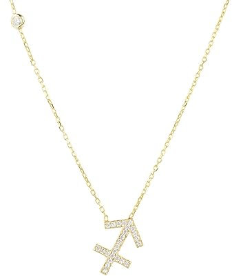 LATELITA COLGANTE DE SIGNO ZODIACAL COLLAR DE ORO SAGITARIO