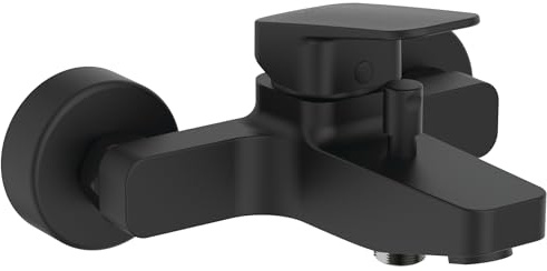 Ideal Standard BD256XG Ceraplan Badearmatur Aufputz – Einhebel-Badearmatur Aufputz DN 15 Ausladung 115 mm – in Silk Black