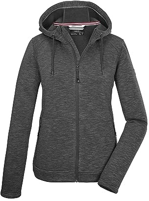 Killtec Damen Kow 6 Wmn Flx Jckt Jacke mit Kapuze/Powerstretchjacke